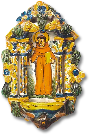 Acquasantiera sant antonio da padova museo cerreto